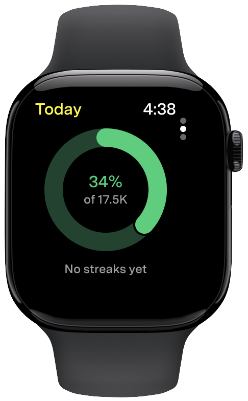 Step count apple watch