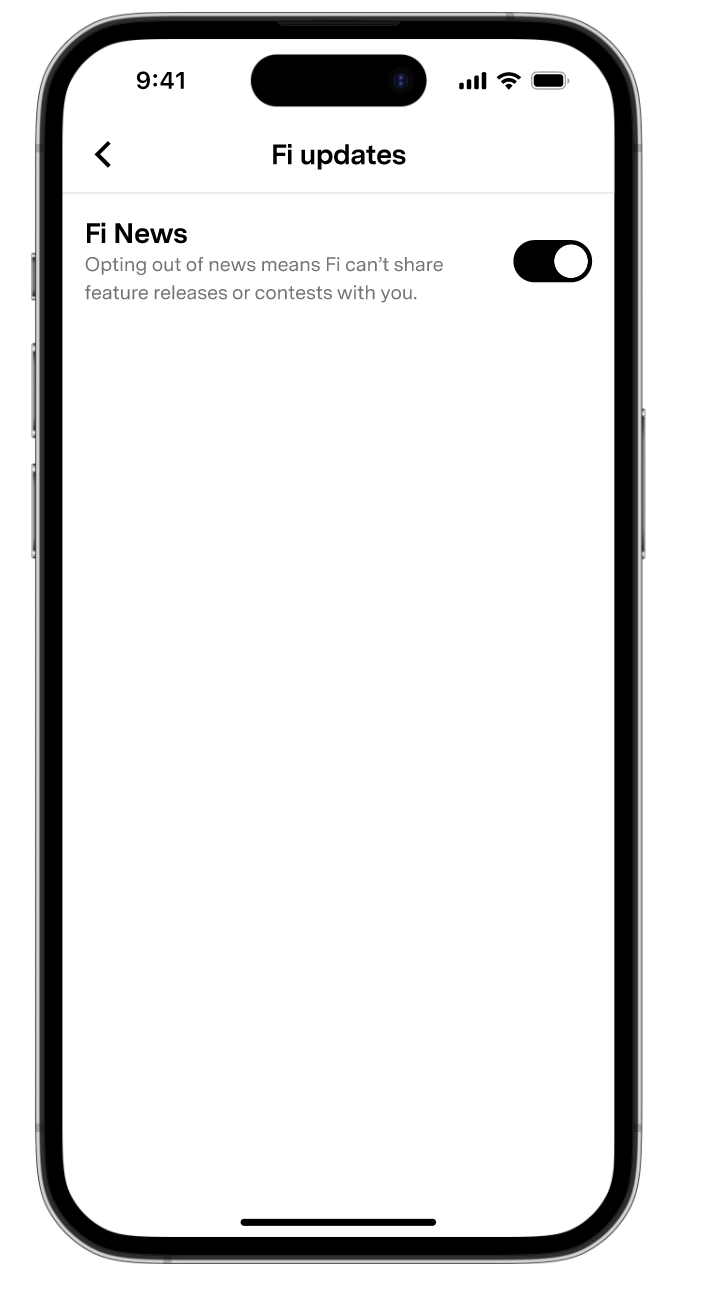 Fi updates heading