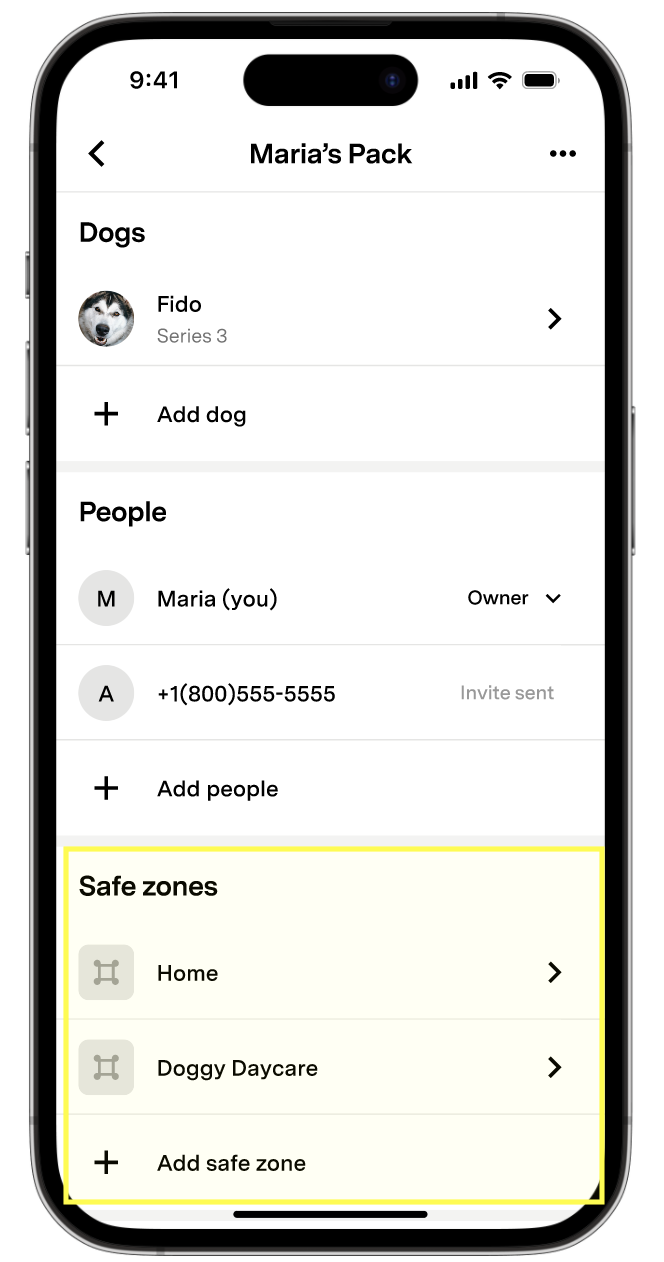 Safe Zones highlighted in Pack Settings