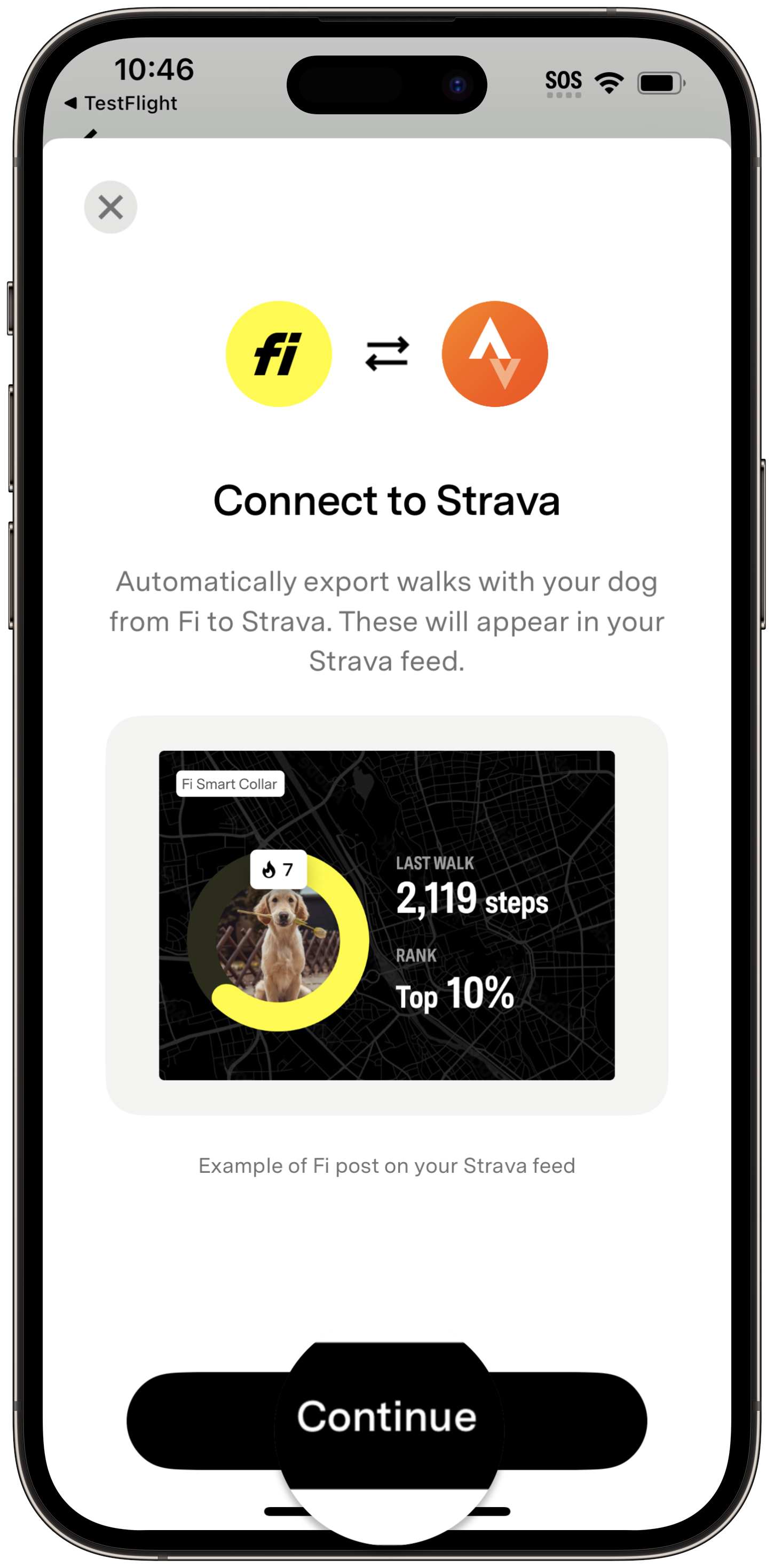 Nieuwe Strava-verbinding
